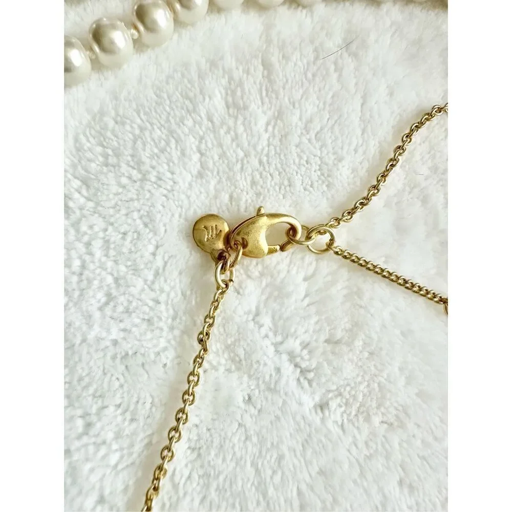Madewell heart and flower pendant necklace ￼ - Picture 4 of 4